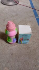 Flexible Collapsible Silicone Sports Water Bottle (260 ML / 20 CM Folding) - Fabric Detail by Nari Haat, Indian ethni...