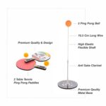 Portable Wiff Waff Rebound Table Tennis Trainer Set (1 Set) - Full Detail by Nari Haat, Indian ethnic wear, women clo...