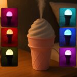 Ice Cream Cone Shape Air Freshener Humidifier (1Pc / Pink) - Back View by Nari Haat, Indian ethnic wear, women clothi...