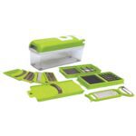 Plastic 13-in-1 Manual Vegetable Grater,Chipser and Slicer - Sleeve Design by Nari Haat, Indian ethnic wear, women cl...