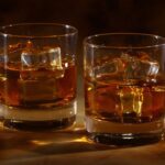 2 Wine Glasses & Marble Holder - Attractive Design for Hotels & Cafes - Fabric Detail by Nari Haat, Indian ethnic wea...