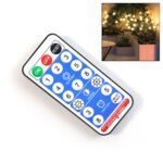 Solar-Powered Warm White Garden Ball Light Set - Back View by Nari Haat, Indian ethnic wear, women clothing, designer...