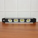 Professional Aluminum Spirit Level Measuring Tool  (B Grade / 1 Pc) - Full Detail by Nari Haat, Indian ethnic wear, w...