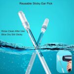 Ear wax Cleaner Stick Silicone Reusable Sticky Ear wax Removal Kit (12 Pcs Set) - Full Detail by Nari Haat, Indian et...