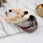 Women’s Ribbed Texture Knot Design Hairband (1 Pc / Mix Design) - Full Detail by Nari Haat, Indian ethnic wear, wom...