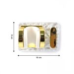 Wall Mounted Broom & Mop Holder with Strong Grip Clips - Fabric Detail by Nari Haat, Indian ethnic wear, women clothi...