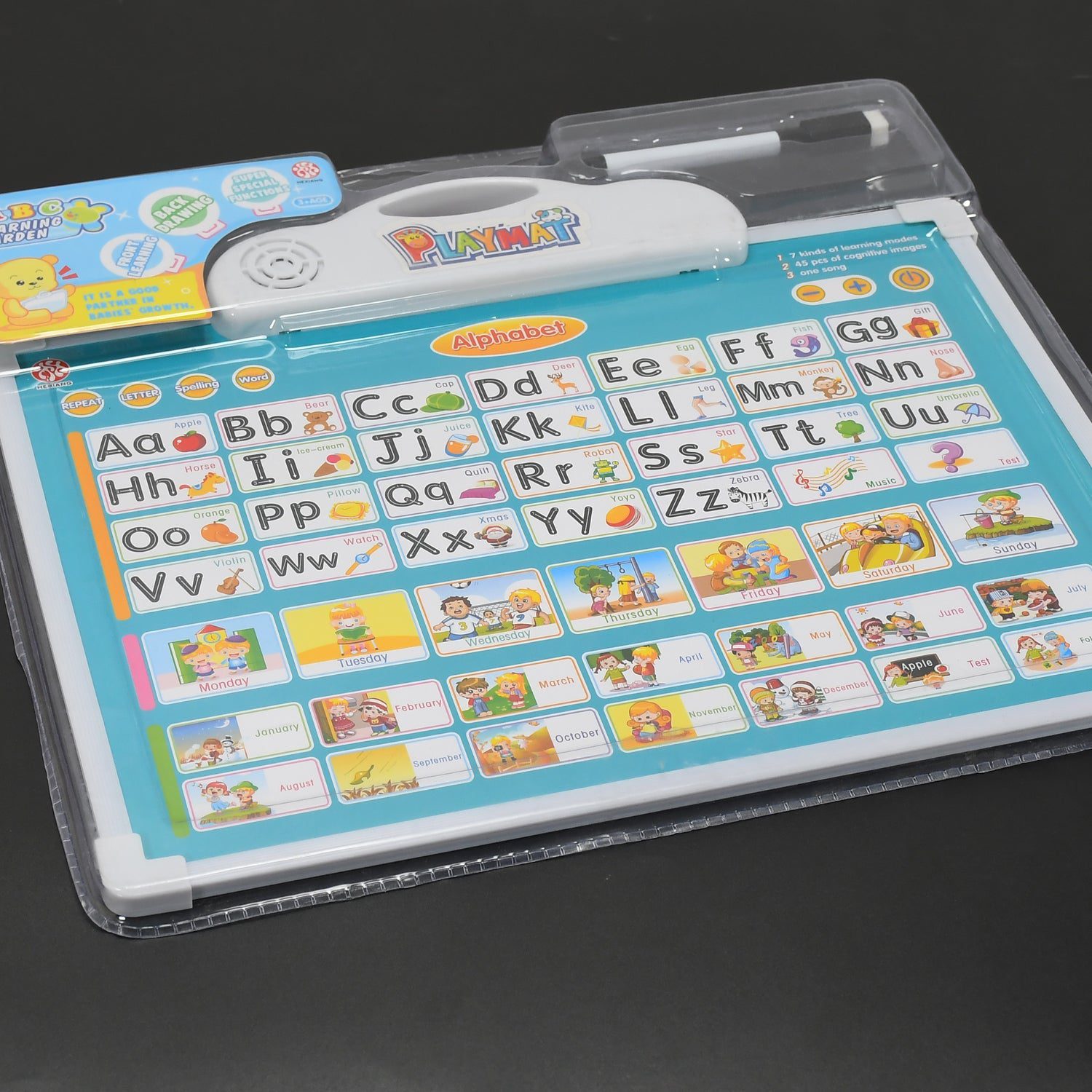 08_c0800827-40bc-4b35-9609-f749767c5568.jpg Learning Board 2in1 - Educational PAD for Kids Musical Board for Alphabet ABC Learning Toy Play Mat & Drawing with On...