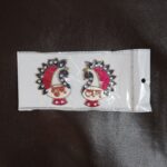 Decorative Peacock Design Shubh Labh Wall Hanging (2 Pc) - Full Detail by Nari Haat, Indian ethnic wear, women clothi...