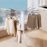 Foldable Rotary Clothes Drying Rack Stand (1 Pc) - Full Detail by Nari Haat, Indian ethnic wear, women clothing, desi...