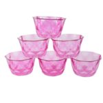 6pc Diamond shape ice cream bowl set - Sleeve Design by Nari Haat, Indian ethnic wear, women clothing, designer suit