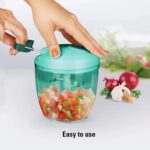 6 BLADE 2IN1 MANUAL FOOD CHOPPER, COMPACT & POWERFUL HAND HELD VEGETABLE (1000Ml) - Full Detail by Nari Haat, Indian ...