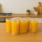 Supermom Plastic Martini Clear Glass Set (6 Pc) - Fabric Detail by Nari Haat, Indian ethnic wear, women clothing, des...