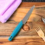 Supermom Premium Stainless Steel Kitchen Utility Knife, Chhari  (1 Pc) - Fabric Detail by Nari Haat, Indian ethnic we...