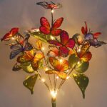 Solar Butterfly Decorative LED Light (1 Pc) - Fabric Detail by Nari Haat, Indian ethnic wear, women clothing, designe...
