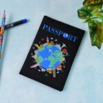 Stylish Printed Passport Holder Cover (1 Pc) - Front View by Nari Haat, Indian ethnic wear, women clothing, designer ...