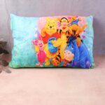 Soft Plush Cartoon Character Kids Pillow (40 x 25 Cm / 1 Pc) - Neckline Detail by Nari Haat, Indian ethnic wear, wome...