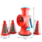 Apex 4 in 1 Signature Rotary Grater with Interchangeable Blades - Neckline Detail by Nari Haat, Indian ethnic wear, w...