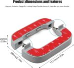 Fridge Freezer Door Lock -Baby Safety Child Lock - Fabric Detail by Nari Haat, Indian ethnic wear, women clothing, de...