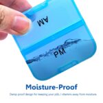 Weekly 7 Day Rainbow Color Pill Organizer Box - Full Detail by Nari Haat, Indian ethnic wear, women clothing, designe...