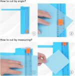 Paper Cutter, A5 Mini Paper Cutter, Portable Paper Cutting Machine (1 Pc / Mix Color) - Sleeve Design by Nari Haat, I...