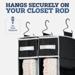 9 Shelf Hanging Closet Organizer with 5 Drawer Organizers - Fabric Detail by Nari Haat, Indian ethnic wear, women clo...