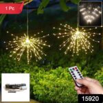 Remote Controlled Starburst Firework LED Hanging Decorative Light (1 Pc) - With Dupatta by Nari Haat, Indian ethnic w...