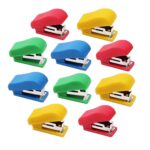 Mini Stapler Set Staples – Assorted Colors | No.10 Staplers with Pins (20 pcs Set) - Full Detail by Nari Haat, Indi...