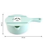 Multi Functional Kitchen Vegetable Slicer Set - Neckline Detail by Nari Haat, Indian ethnic wear, women clothing, des...