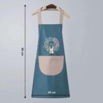 Multipurpose Kitchen Cooking Apron with Front Pocket (1 Pc) - Closeup Embroidery by Nari Haat, Indian ethnic wear, wo...