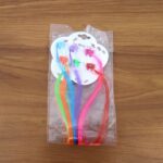 Kids Hair Extensions with Hair Clips (6 Pc Mix Color) - Full Detail by Nari Haat, Indian ethnic wear, women clothing,...