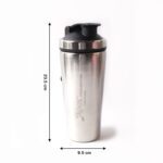 Apex Stainless Steel Gym Shaker Bottle and Spring (1000ML / 1 Pc) - Fabric Detail by Nari Haat, Indian ethnic wear, w...