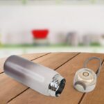 Stainless Steel Water Bottles Approx 600ML (Mix Design & Color / 1 Pc) - Closeup Embroidery by Nari Haat, Indian ethn...