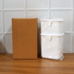 Wall Mounted Bathroom Storage Organizer Cup Set (2 Pc Set) - Full Detail by Nari Haat, Indian ethnic wear, women clot...