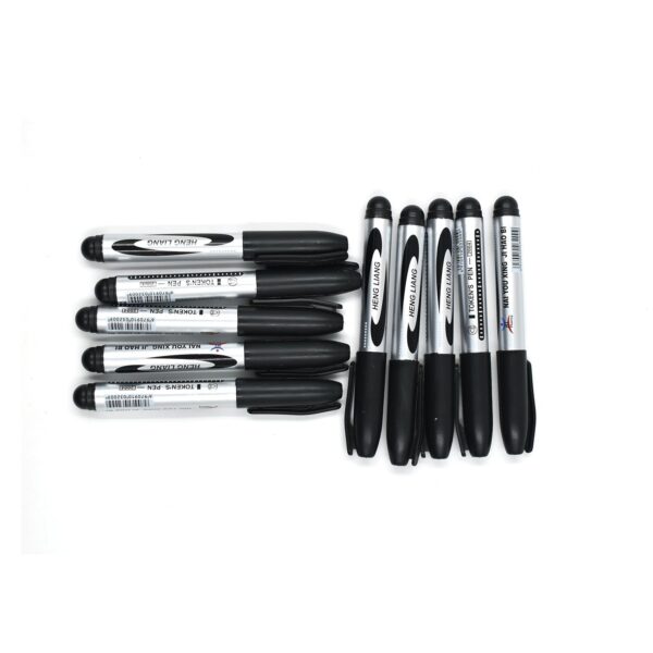 10 Piece Permanent Black Markers