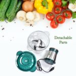 Stainless Steel Electric Meat Grinders with Bowl for Food Chopping Meat & Vegetable - Full Detail by Nari Haat, India...