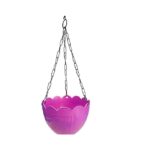 Plastic Hanging Flower Pot with Chain