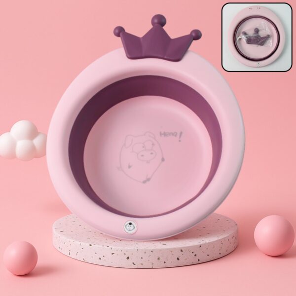 Premium Baby Bathtub with Non-Slip Base - Front View by Nari Haat, Indian ethnic wear, women clothing, designer suit