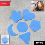 Haircut Design Stencil Set – 6-in-1 Safe Hair Trimmer Molds - With Dupatta by Nari Haat, Indian ethnic wear, women ...