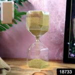 Faceted Glass Hourglass Sand Timer - (1 Pc / 4 Minutes Approx Time) - With Dupatta by Nari Haat, Indian ethnic wear, ...