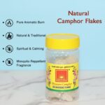 Premium Bhimseni Camphor ISO Borneol Flakes (20gm / 1 Pc) - Back View by Nari Haat, Indian ethnic wear, women clothin...