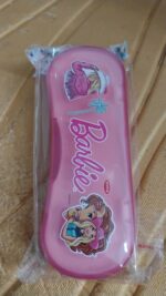 Cute Cartoon Printed Plastic Compass Box for Kids (1 Pc) - Fabric Detail by Nari Haat, Indian ethnic wear, women clot...