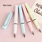 2-in-1 Everlasting Magic Pencil with Replaceable Eraser  (1 Pc / Mix Color) - Sleeve Design by Nari Haat, Indian ethn...
