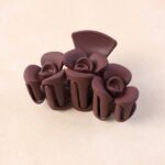 Elegant Rose-Shaped Hair Claw Clip for Women & Girls (1 Pc) - Full Detail by Nari Haat, Indian ethnic wear, women clo...