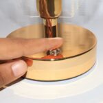 Modern Crystal LED Table Lamp (1 Pc) - Neckline Detail by Nari Haat, Indian ethnic wear, women clothing, designer suit