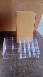 16 Compartment Cosmetic Makeup Jewellery Lipstick Storage Organiser Box - Full Detail by Nari Haat, Indian ethnic wea...