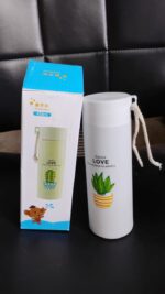 Outdoor sport Glass water bottle leakproof (450 ML) - Fabric Detail by Nari Haat, Indian ethnic wear, women clothing,...