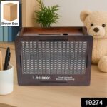 Wooden Money / Piggy Bank, Money Box (1 Pc / Pen Not Included) - With Dupatta by Nari Haat, Indian ethnic wear, women...