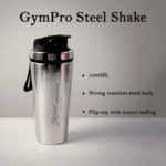 Apex Stainless Steel Gym Shaker Bottle and Spring (1000ML / 1 Pc) - Closeup Embroidery by Nari Haat, Indian ethnic we...