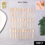 110mm Wooden Tea Spoon – 30 Pcs Pack - With Dupatta by Nari Haat, Indian ethnic wear, women clothing, designer suit