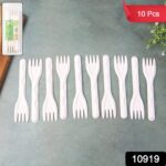 Compostable Bagasse Fork – 10 Pcs Pack - With Dupatta by Nari Haat, Indian ethnic wear, women clothing, designer suit